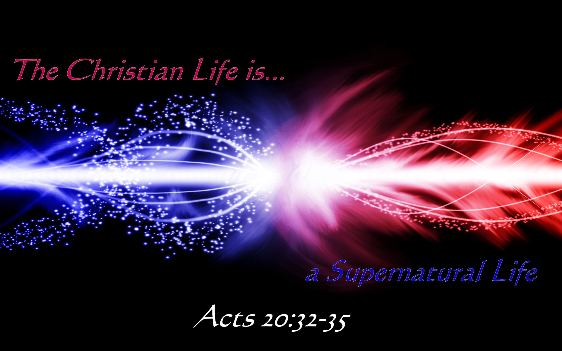 Making the supernatural your lifestyle …